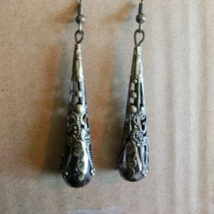 Antique style drop earrings